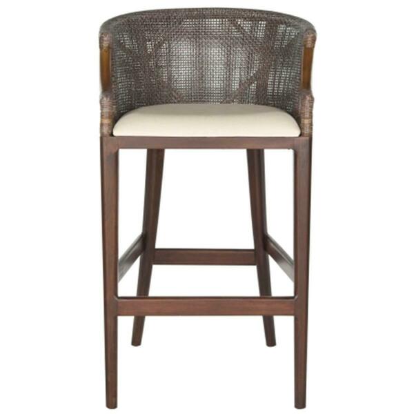 Safavieh Brando Barstool- Brown - 39 x 20.5 x 22.3 in. SEA4014B